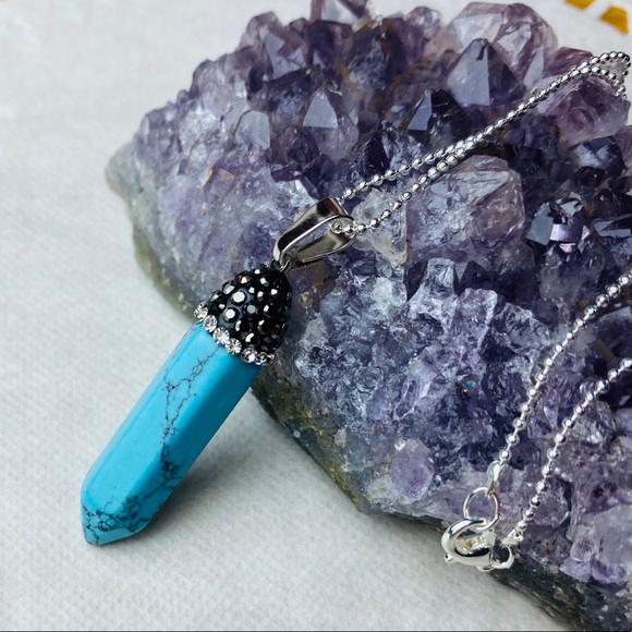 🦋Pendent 🦋Turquoise Natural Stone Southwest🦋 - Picture 2 of 9